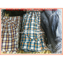 100% cotton yarn dyed shirting fabric